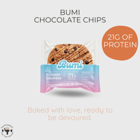 bumi protein cookie chocolate chip