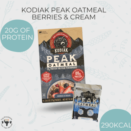 kodiak peak oatmeal berries & cream