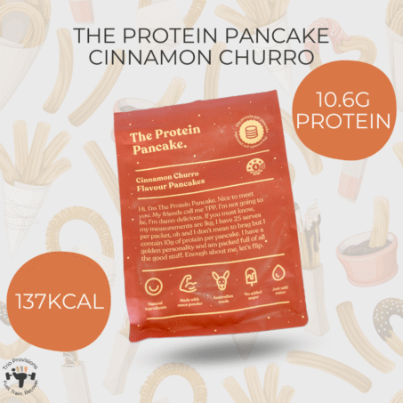 protein pancake cinnamon churros