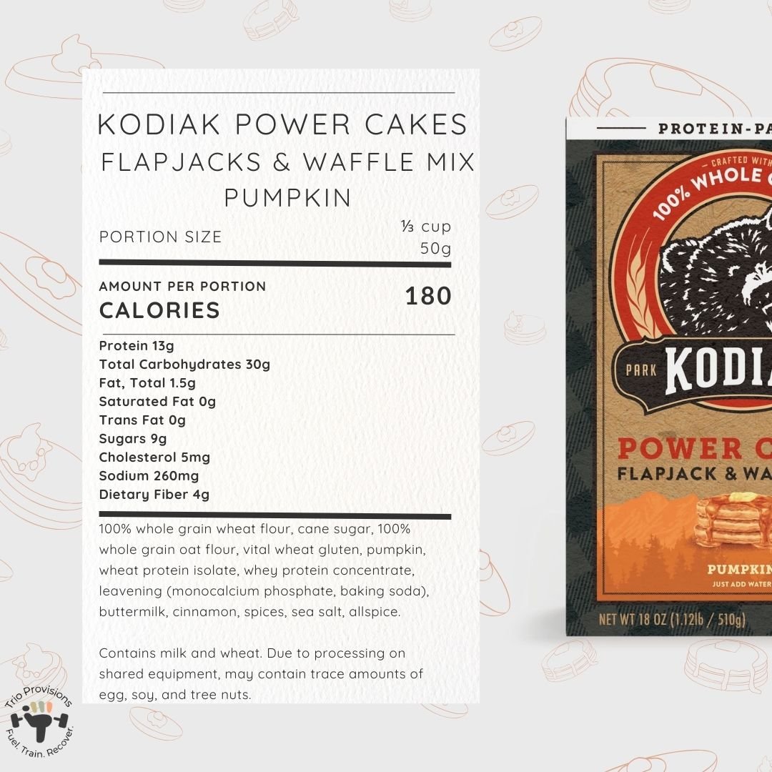 kodiak power cakes flapjack & waffle mix (pumpkin) kodiak power cakes flapjack & waffle mix (pumpkin)