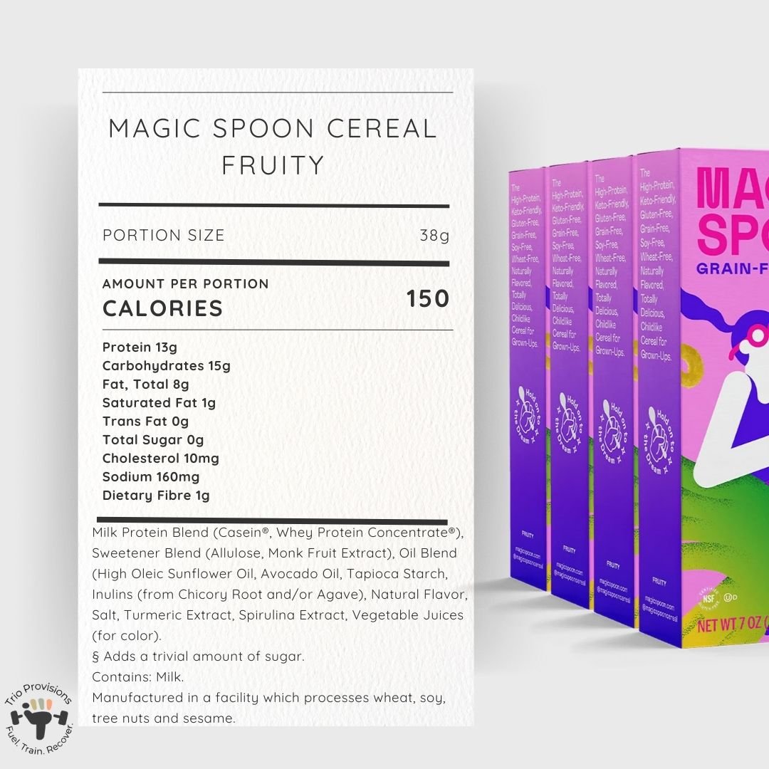 magic spoon protein cereal fruity flavour magic spoon protein cereal fruity flavour